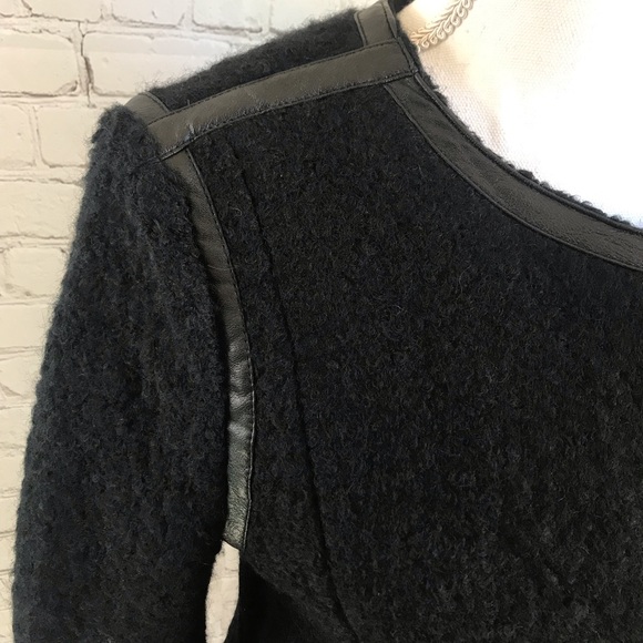 ️ H&M Black Wool Blend Jacket Sz 10 - Picture 2 of 7